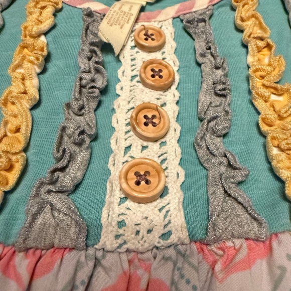 Matilda Jane Multicolor Ruffle Dress - Picture 3 of 5